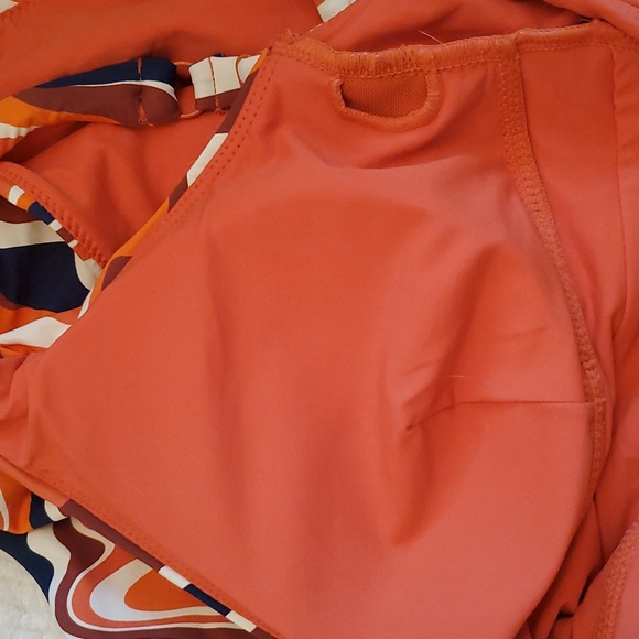 KNIX Deep V One Piece Swim Suit Heat Wave - Picture 7 of 9